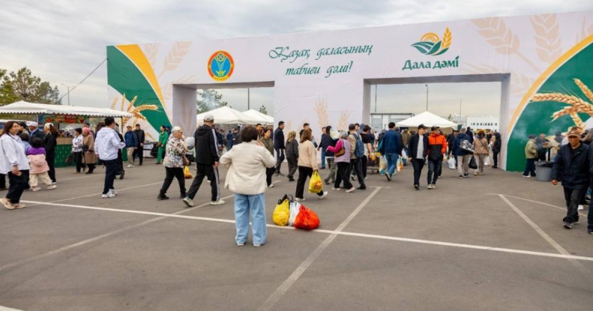 Елімізде «Дала дәмі» ауыл шаруашылығы жәрмеңкелері үшінші апта қатарынан өтіп жатыр