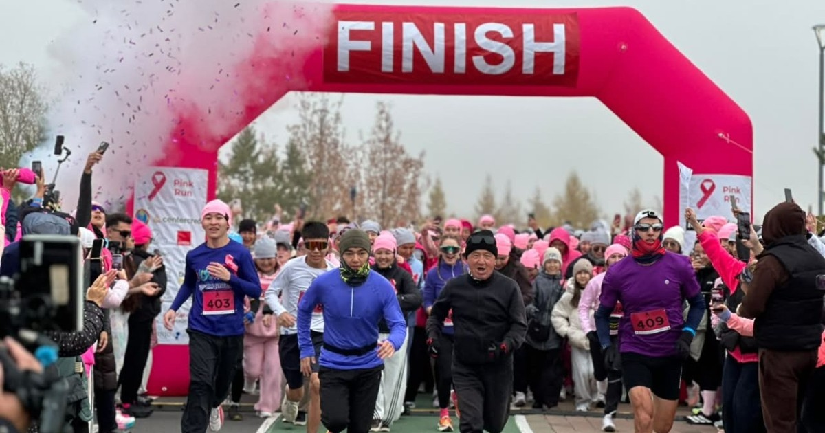Астанада «Pink Run Astana» қайырымдылық жүгірісі өтті
