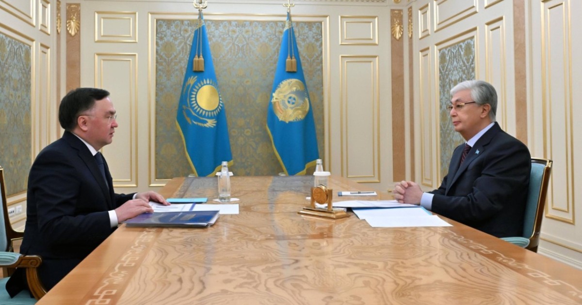 Мемлекет басшысы Жоғарғы сот төрағасы Асламбек Мерғалиевті қабылдады