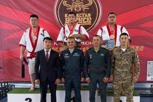 Ұландық сарбаздар қазақ күресінен өткен турнирде қола жүлдеге ие болды