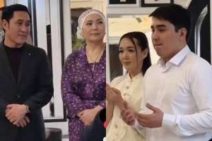 «Енесінен аумай қалған»: Нұржан Төлендиев ұлын үйлендіріп, келін түсірді (ВИДЕО)
