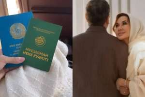 «Бақытты жұп»: Динара Сәтжан некесін қидырды