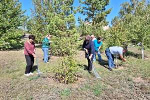 «АЛЖИР» мемориалды музей кешенінің ұжымы  тазалық жұмыстарын жүргізді