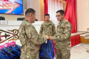 Ұлттық ұланның әскери қызметшілері «Мектепке жол» акциясын өткізді