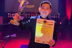 Қазақстандық жас өнерпаз Францияда өткен байқауда бірінші орын иеленді