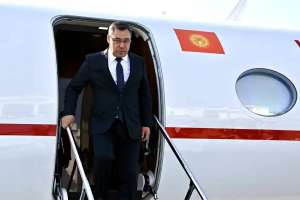 Садыр Жапаров Астанаға келді