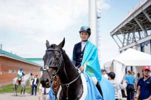 Астанада үш күндік халықаралық ат спорты жарыстары өз мәресіне жетті