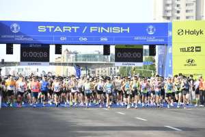 Жаңа рекорд: Astana Half Marathon жарысына 8 мың адам қатысты