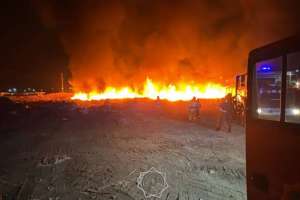 Астанада қоқыс полигоны өртенді