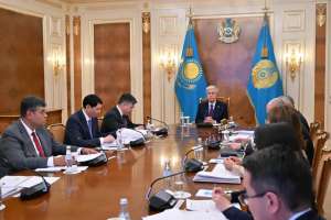 Президент Ұлттық банктің жылдық есебін қабылдады