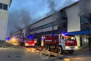 Елордада ірі сауда орталығы өртенді (ВИДЕО)