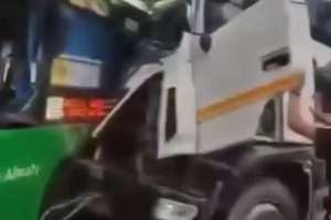 Алматыда ірі жол-көлік апаты болып, 23 адам зардап шекті