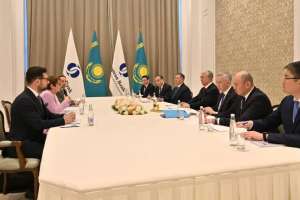 Тоқаев Еуропалық қайта құру және даму банкінің президенті Одиль Рено-Бассомен кездесті