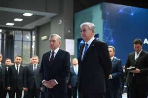 Қазақстан мен Өзбекстан президенттері AlmatyFairai көрмесіне барды