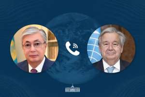 Президент БҰҰ Бас хатшысымен телефон арқылы сөйлесті