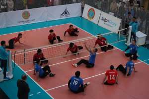 Астанада волейболды отырып ойнаудан Қазақстан мен Жапония арасында жолдастық матч өтті