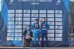 Ербол Хамитов пара биатлоннан әлем кубогы кезеңінде жеңімпаз атанды