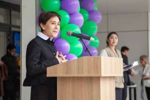 Тамара Дүйсенова елордадағы жайлы мектептің ашылу салтанатына қатысты