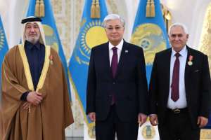 Президент Мұхаммед Джалуд әл-Шаммари мен Мұхаммед Юсуф әл-Мананы қабылдады