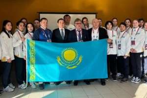 Туриндегі универсиадада еліміздің мемлекеттік туы көтерілді