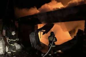 Абай облысында ірі өрт сөндірілді