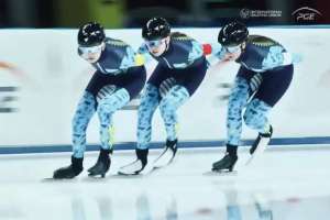 Қазақстан құрамасы конькимен жүгіруден үшінші орынға ие болды