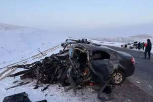 Алматы облысында жантүршігерлік жол апатынан 3 адам қаза тапты (ВИДЕО)