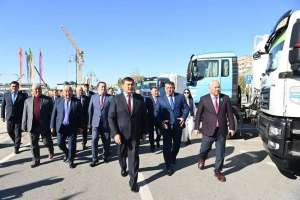 Қызылордада Еңбек күні қарсаңында «Үлгілі елді мекен» облыстық конкурсы жеңімпаздарына 19 коммуналдық техника табысталды