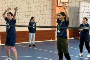 Астанада волейболдан әйелдер арасындағы сайыс өтіп жатыр