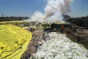 Шымкенттегі алапат өрттен 10 адам медициналық көмекке жүгінген