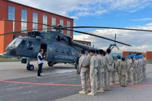 Астанада «Жас сарбаз» қозғалысының өкілдері  әскери қызметпен танысты
