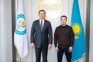 Геннадий Головкин әлем чемпионы Айдос Сұлтанғалимен кездесті