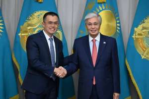 Тоқаев Binance компаниясының негізін қалаушы Чанпэн Чжаоны қабылдады