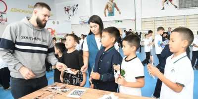Colman Domingo and Jude Law at amfAR’s Venice Gala