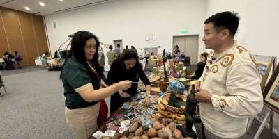 Colman Domingo and Jude Law at amfAR’s Venice Gala