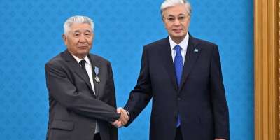 Colman Domingo and Jude Law at amfAR’s Venice Gala