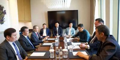 Colman Domingo and Jude Law at amfAR’s Venice Gala