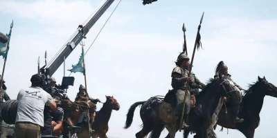 Colman Domingo and Jude Law at amfAR’s Venice Gala
