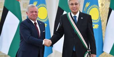 Colman Domingo and Jude Law at amfAR’s Venice Gala