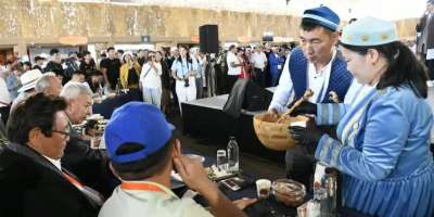 Colman Domingo and Jude Law at amfAR’s Venice Gala