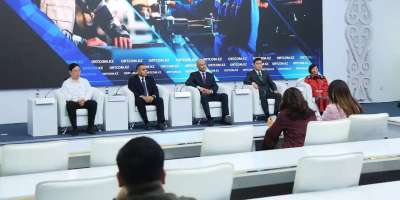 Colman Domingo and Jude Law at amfAR’s Venice Gala