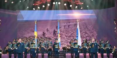 Colman Domingo and Jude Law at amfAR’s Venice Gala