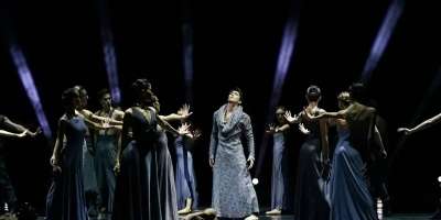 Colman Domingo and Jude Law at amfAR’s Venice Gala