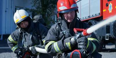 Colman Domingo and Jude Law at amfAR’s Venice Gala