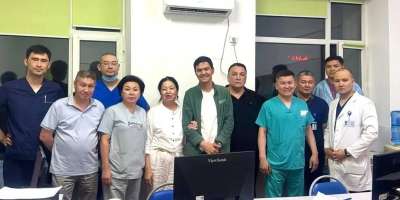 Colman Domingo and Jude Law at amfAR’s Venice Gala