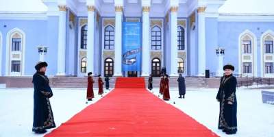 Colman Domingo and Jude Law at amfAR’s Venice Gala