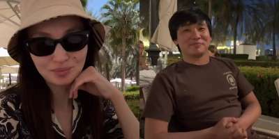 Colman Domingo and Jude Law at amfAR’s Venice Gala