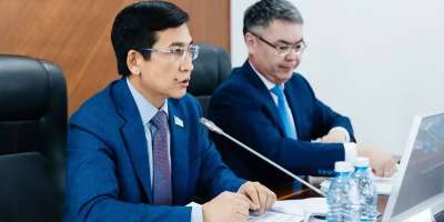 Colman Domingo and Jude Law at amfAR’s Venice Gala