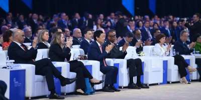 Colman Domingo and Jude Law at amfAR’s Venice Gala
