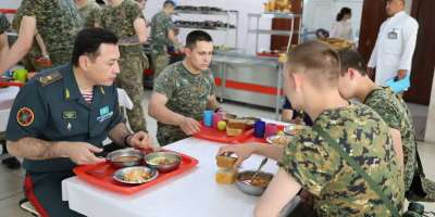 Colman Domingo and Jude Law at amfAR’s Venice Gala